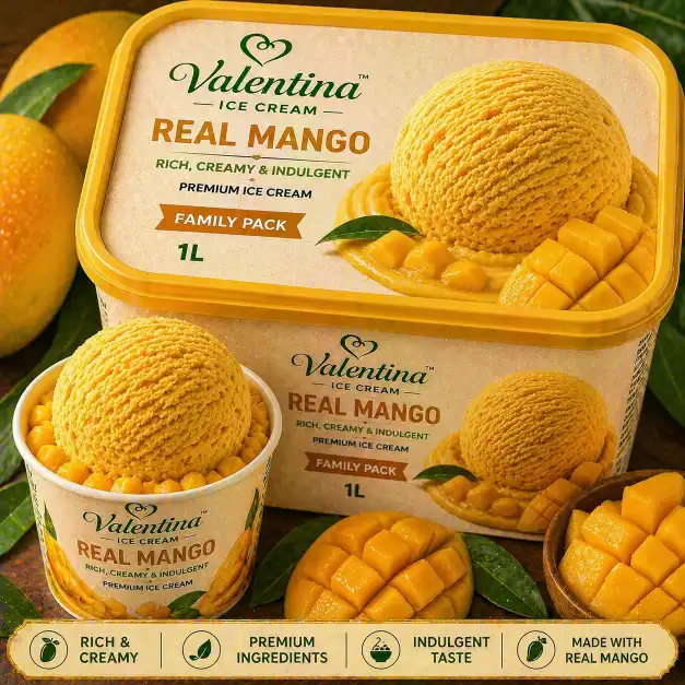 Real Mango Ice Cream (Per Scoop) | रियल मँगो आईस्क्रीम