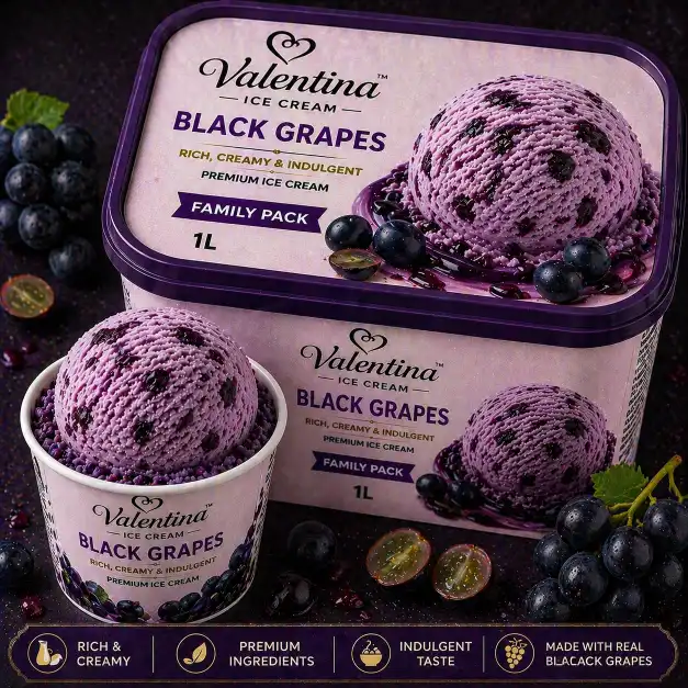 Black Grapes Ice Cream (Per Scoop) | ब्लॅक ग्रेप्स आईस्क्रीम