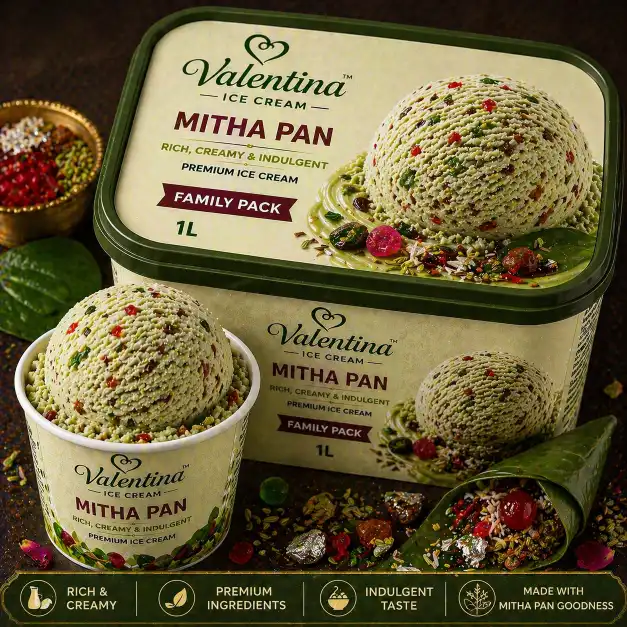 Meetha Paan Ice Cream (Family Pack) | मीठा पान आईस्क्रीम फॅमिली पॅक