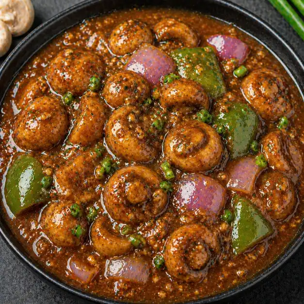 Mushroom Manchurian Gravy | मशरूम मंचुरियन ग्रेव्ही