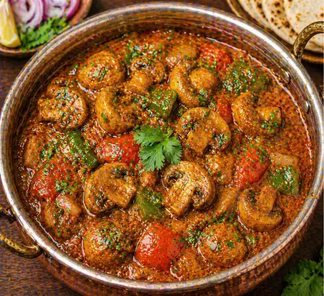 Mushroom Handi | मशरूम हांडी