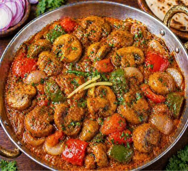 Mushroom Kadhai | मशरूम कढई