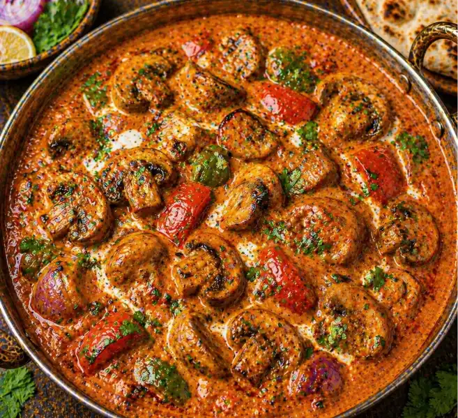 Mushroom Tikka Masala | मशरूम टिक्का मसाला