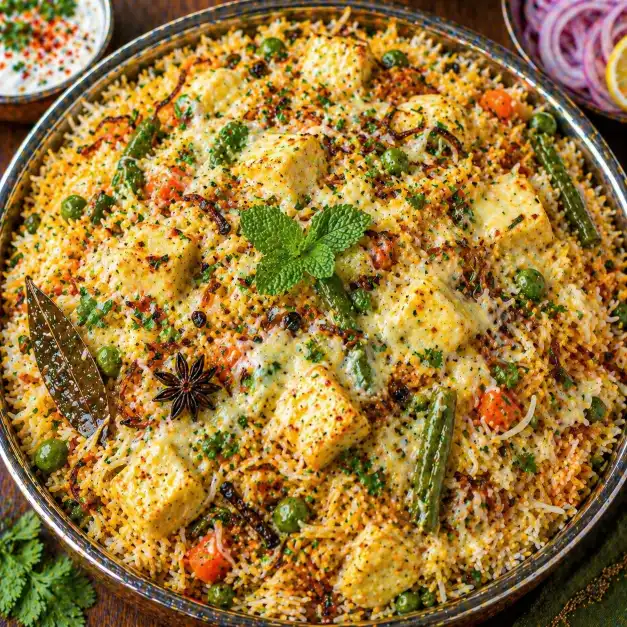 Cheese Biryani | चीज बिर्याणी