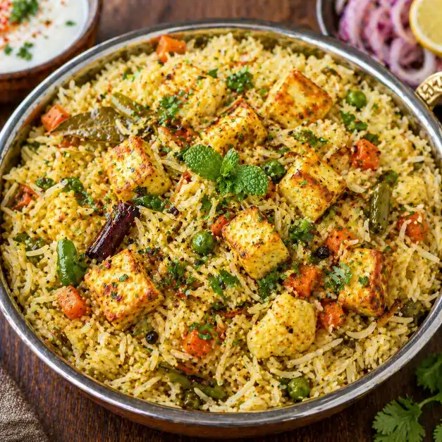 Paneer Pulav | पनीर पुलाव