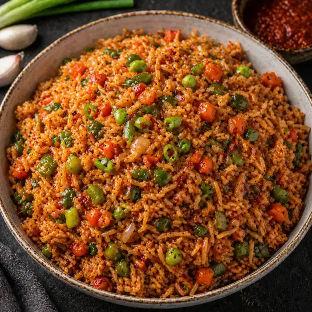Veg Schezwan Fried Rice | व्हेज सेझवान फ्राईड राईस