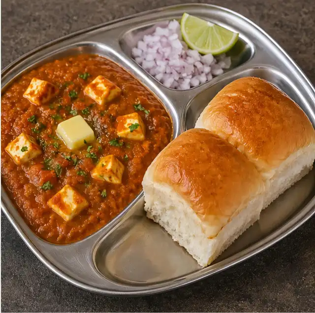 Paneer Pav Bhaji | पनीर पाव भाजी