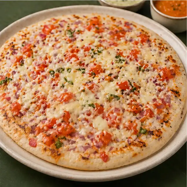 Cheese Tomato Onion Uttappa | चीज टोमॅटो कांदा उत्तप्पा
