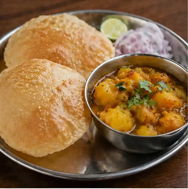 Puri Bhaji | पुरी भाजी