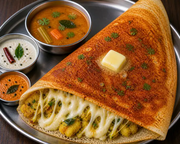 Cheese Mysore Masala Dosa | चीज मैसूर मसाला डोसा