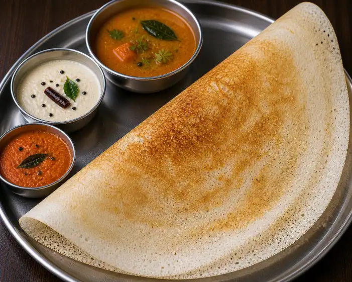 Paper Plain Dosa | पेपर साधा डोसा