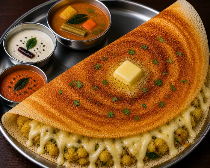 Cheese Masala Dosa | चीज मसाला डोसा