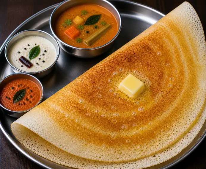 Butter Plain Dosa | बटर साधा डोसा