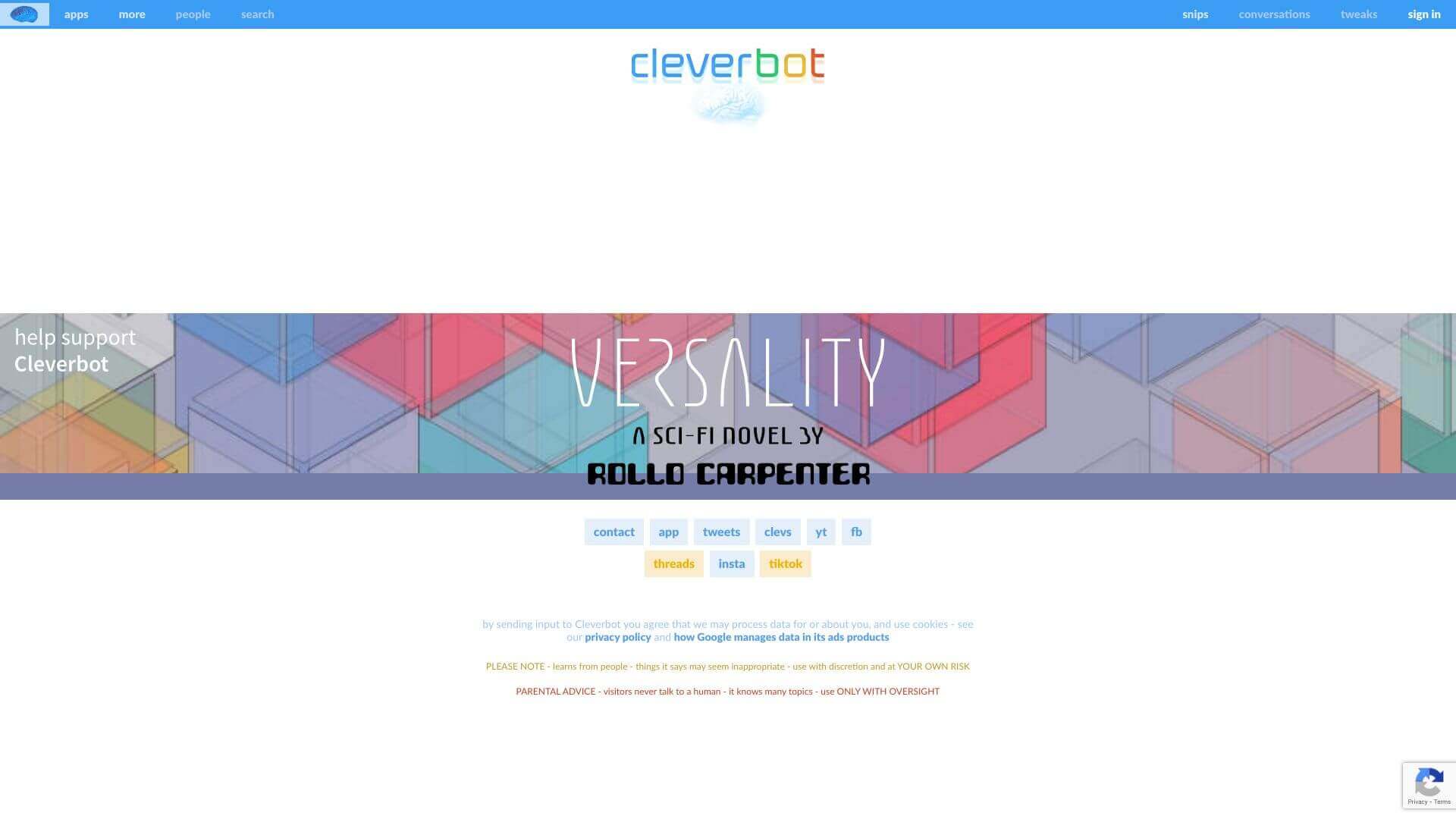 http://res.cloudinary.com/dokduyqpk/image/upload/v1761078355/AIapps%20Screenshots/Cleverbot%20Screenshot.jpg landing page