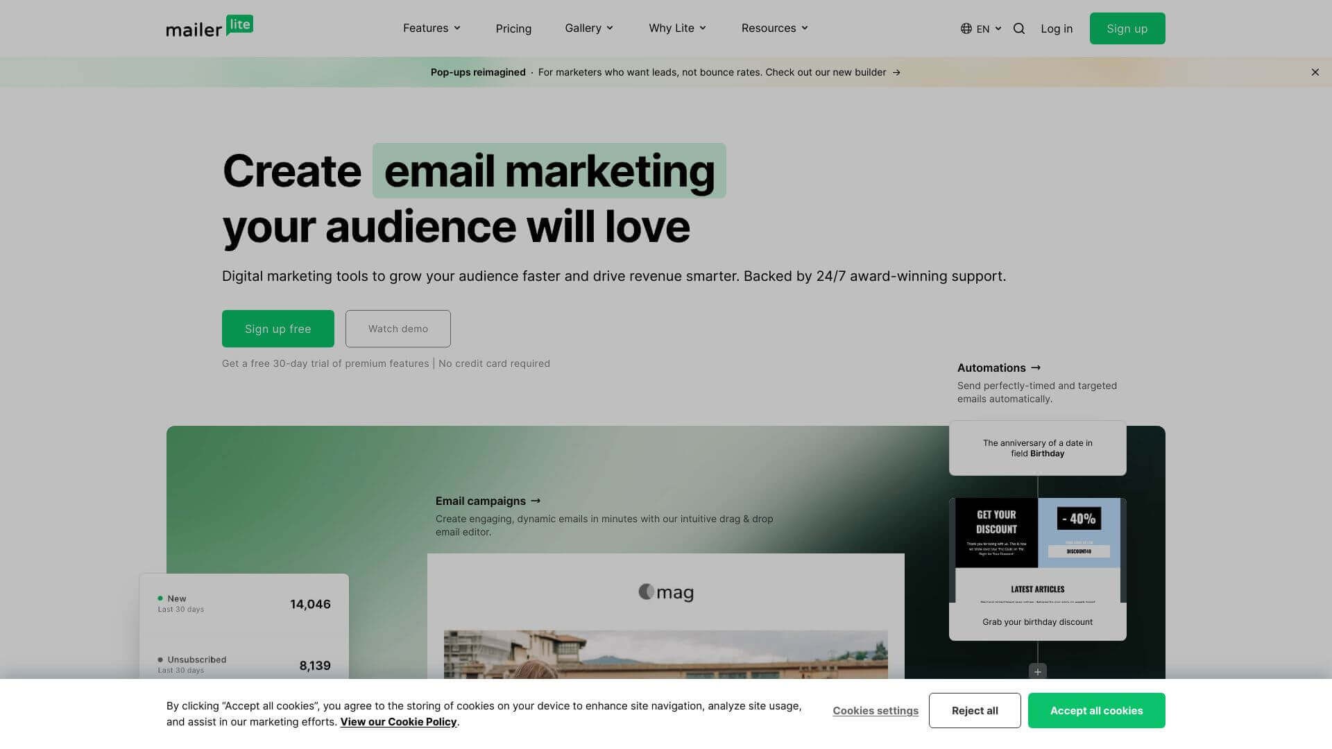 http://res.cloudinary.com/dokduyqpk/image/upload/v1761086114/AIapps%20Screenshots/MailerLite%20Screenshot.jpg landing page