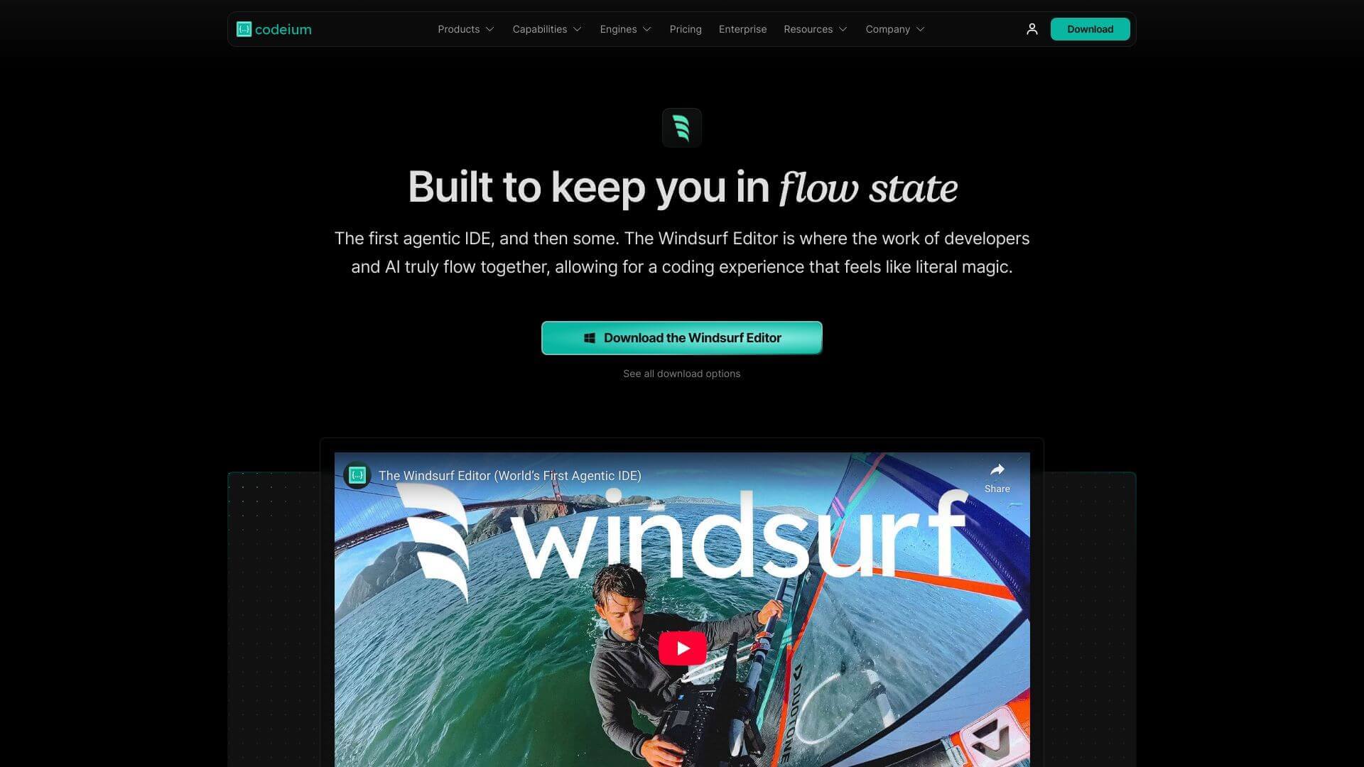 http://res.cloudinary.com/dokduyqpk/image/upload/v1761114164/AIapps%20Screenshots/Windsurf%20Editor%20Screenshot.jpg landing page