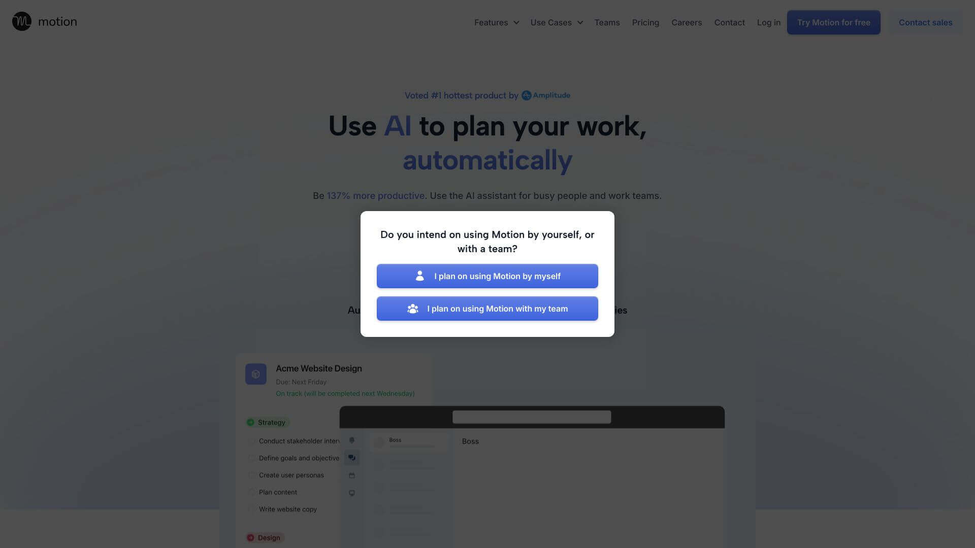 http://res.cloudinary.com/dokduyqpk/image/upload/v1761220956/AIapps%20Screenshots/Motion%20AI%20Screenshot.jpg landing page