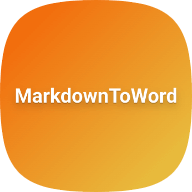 Markdown to Word logo