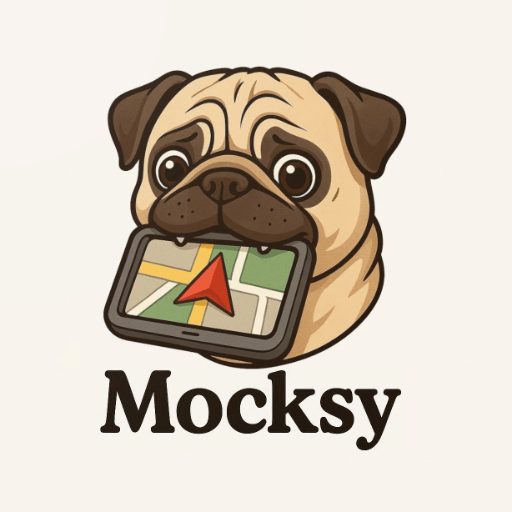 Mocksy - GPS Mock for Android logo