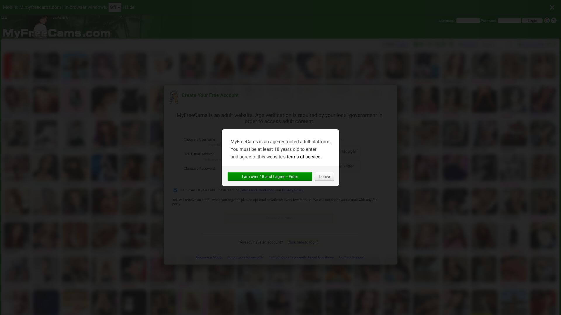 MyFreeCams thumbnail