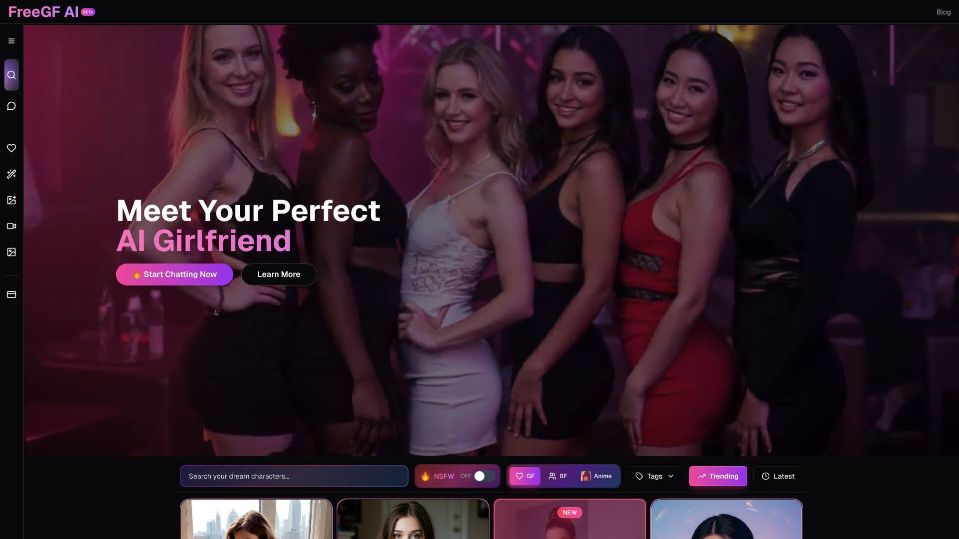 Free GF landing page