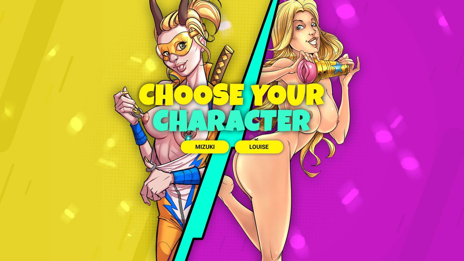 Comix Harem landing page