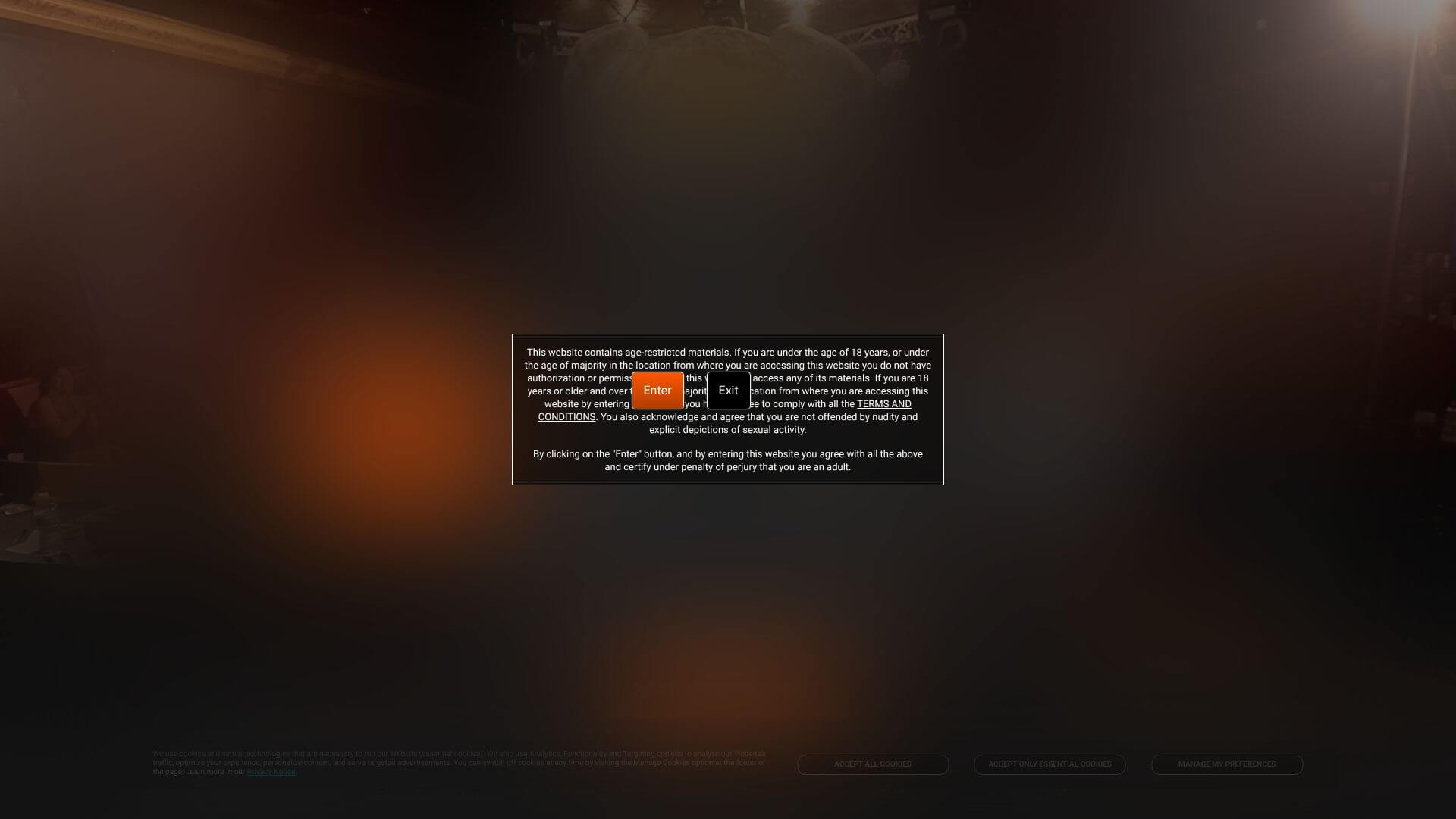 Dancing Bear landing page