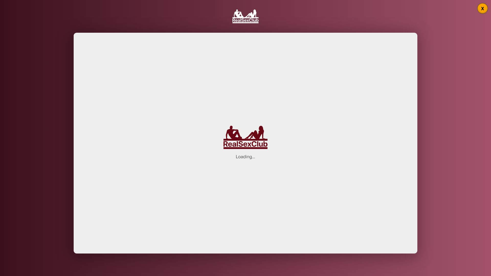 RealSexClub landing page
