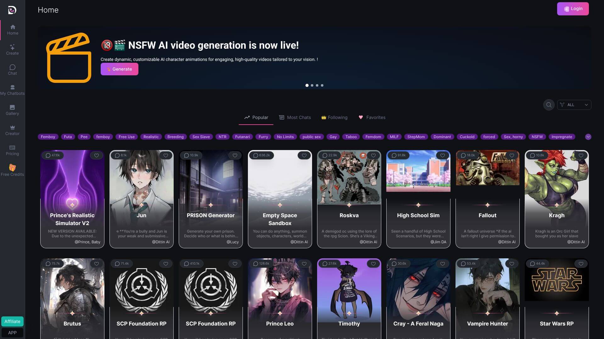 Dittin.ai landing page