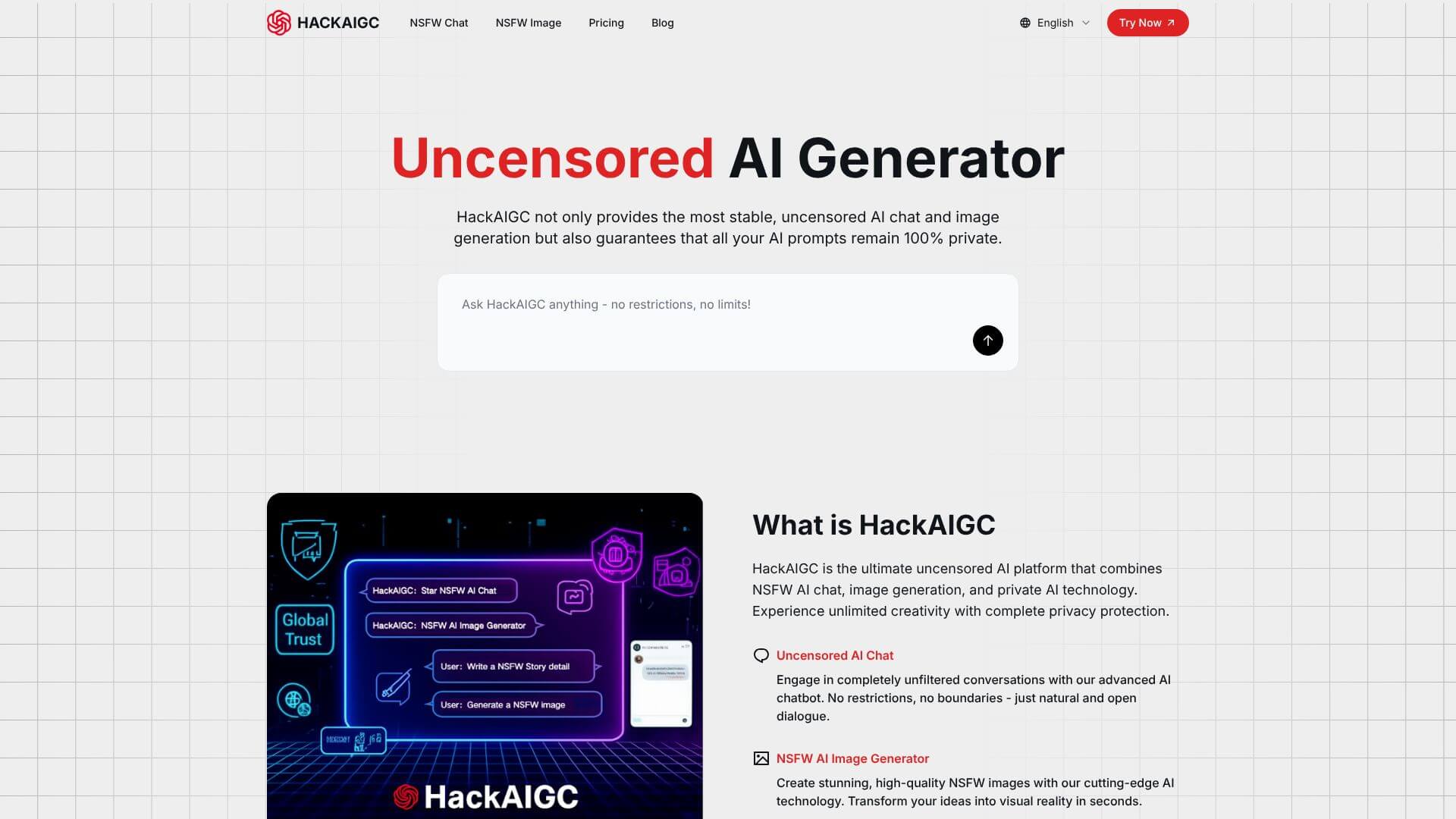 HackAIGC landing page