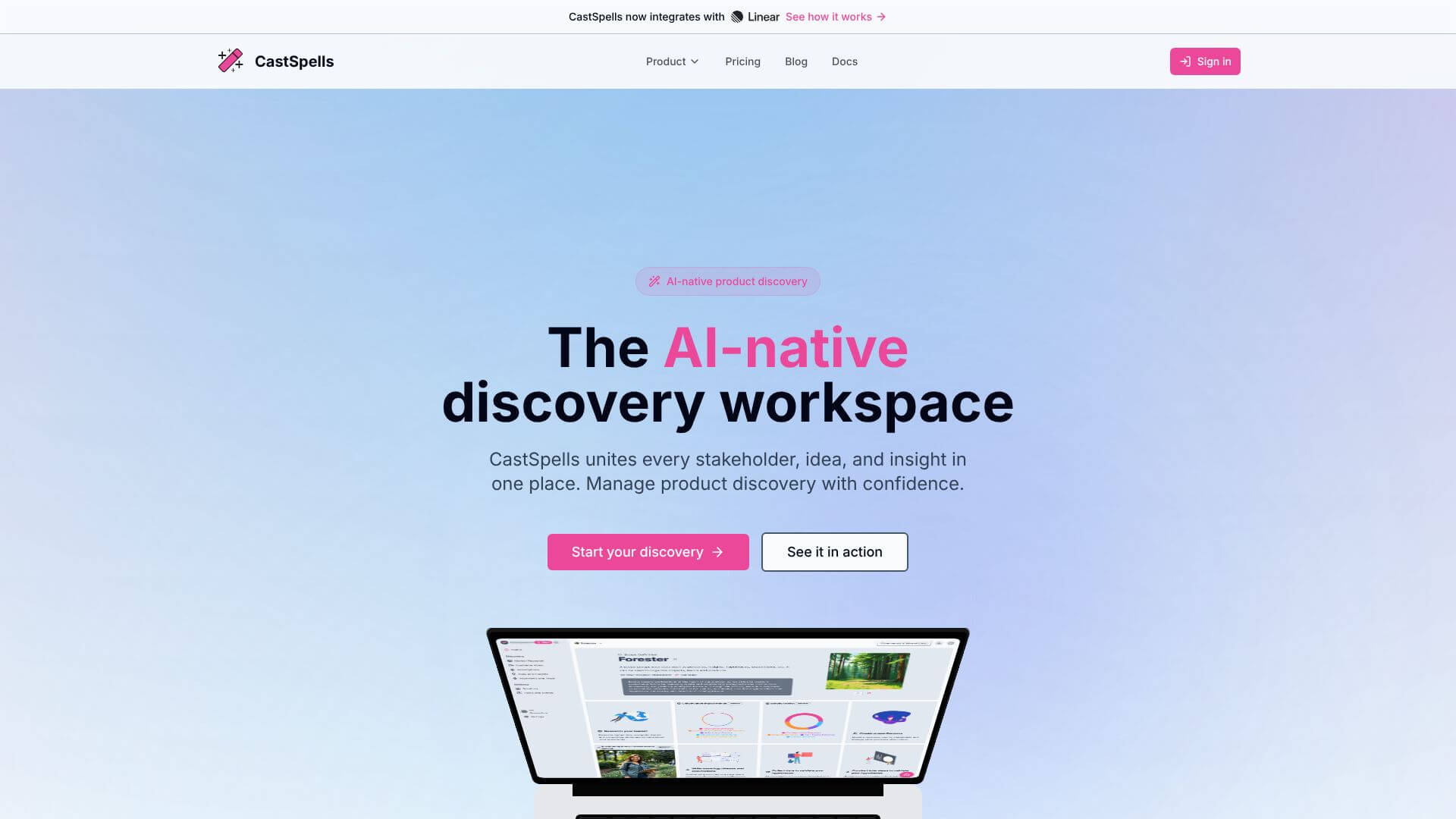 CastSpells.io home page