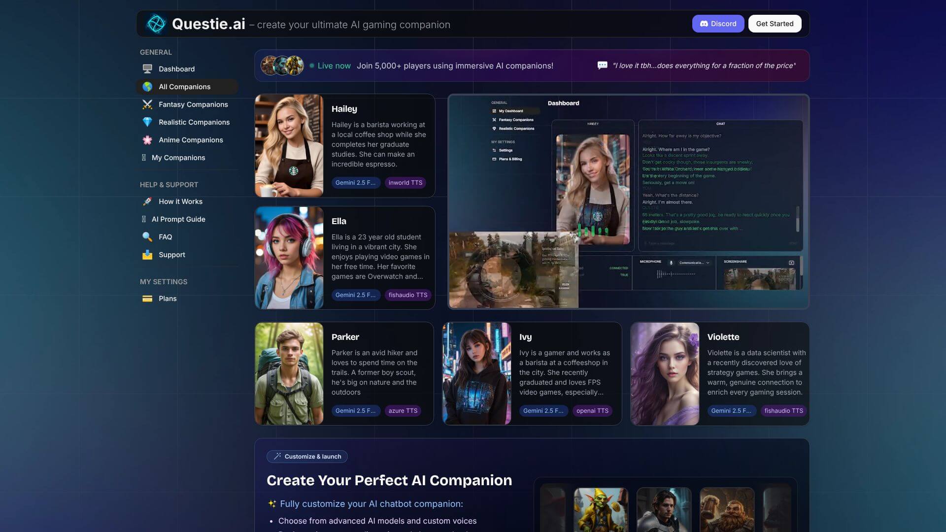 Questie AI Game Companion home page
