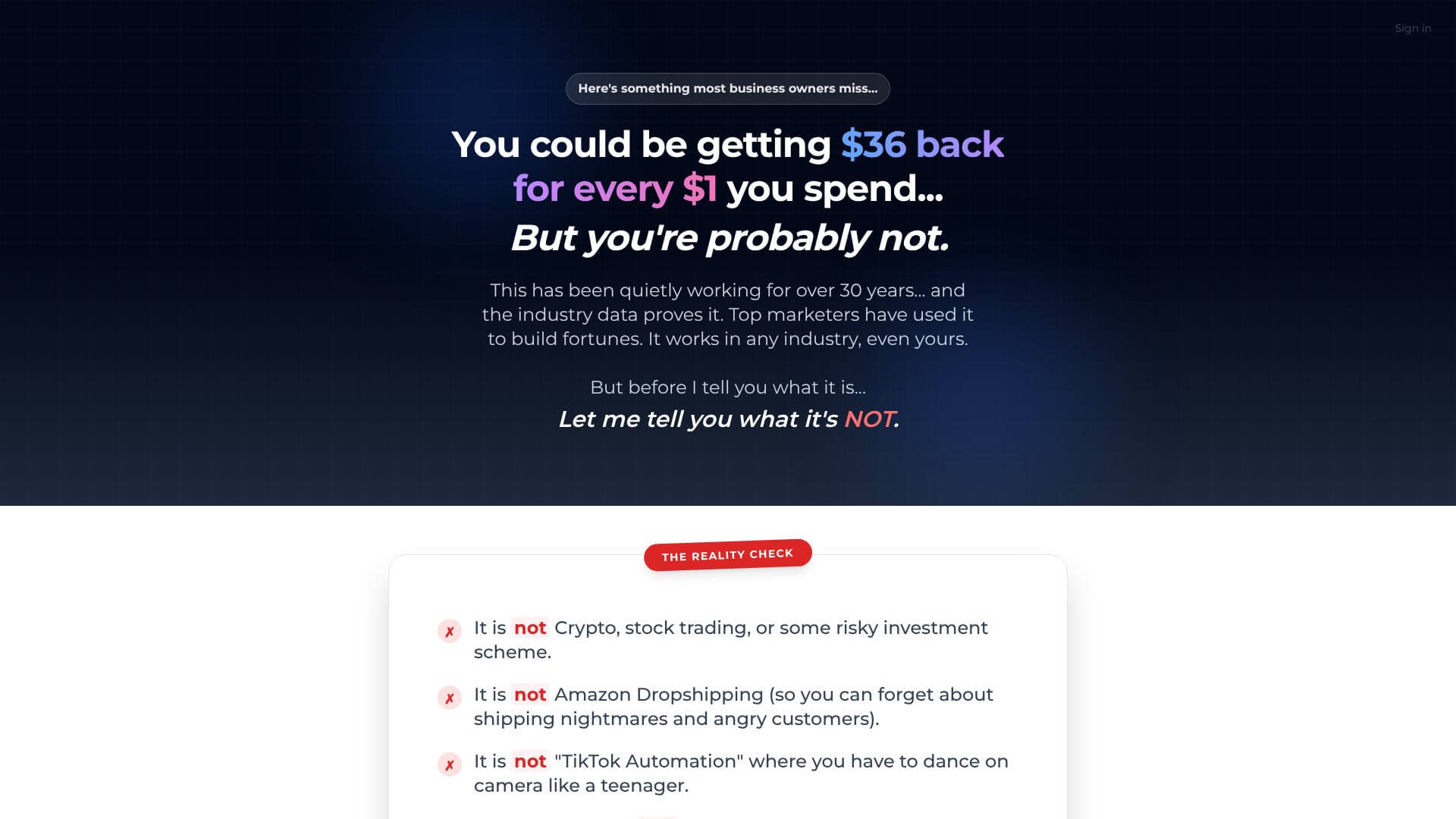 Easy Email Writer home page