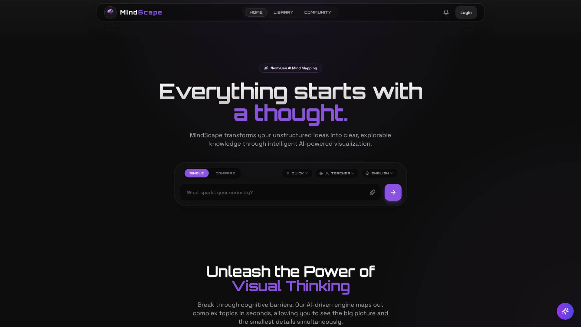 MindScape home page