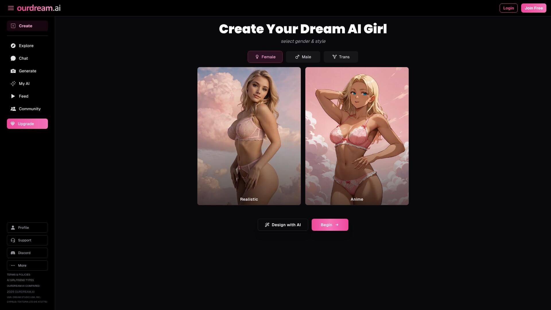 EVA AI - IOS platform interface