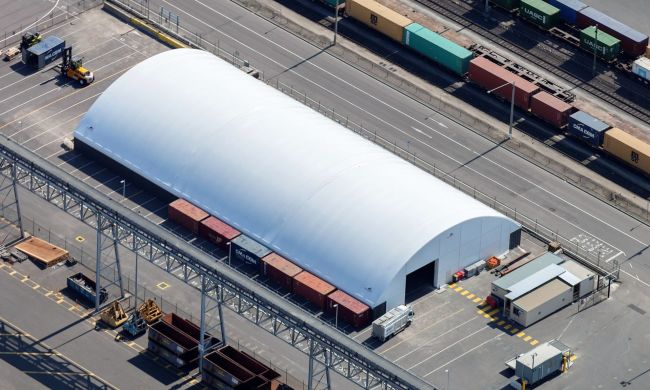 Melbourne_Docks Shipping Container Sheds - DomeShelter Australia