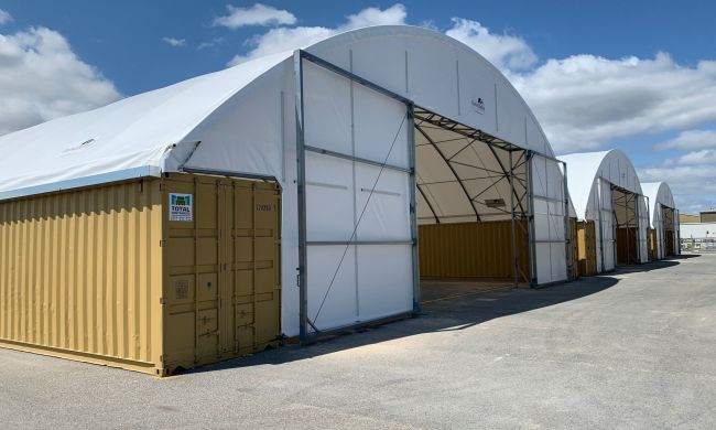 CSBP 6 shipping container workshop | DomeShelter