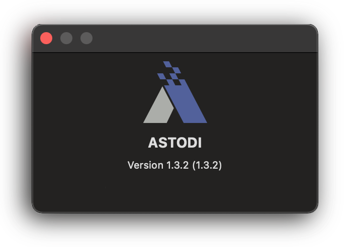 Astodi Desktop Version 1.3.2