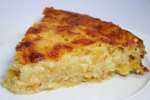 творожно-рисовая запеканка с яблоками