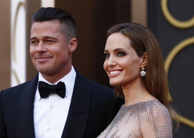 Angelina Jolie and Brad Pitt