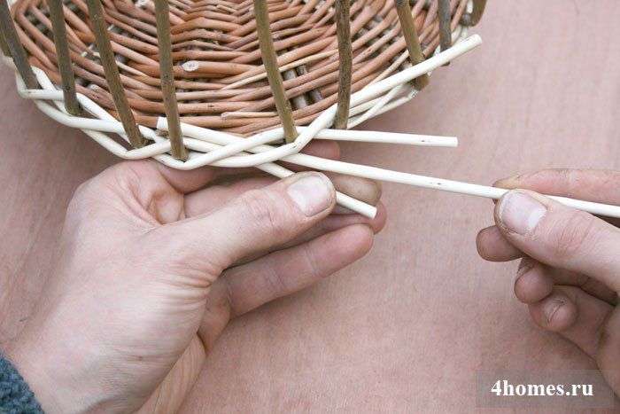 Корзины из лозы и ивы пошаговая инструкция для начинающих