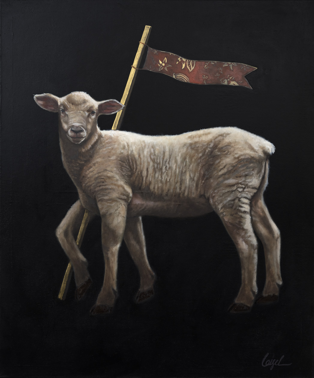 Clement Loisel - Novus ordo seclorum, oil on canvas, 120 x 100 cm, 2016