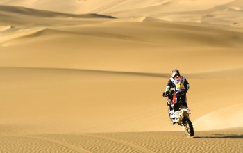 гонщик,Мотоцикл,rally,пустыня