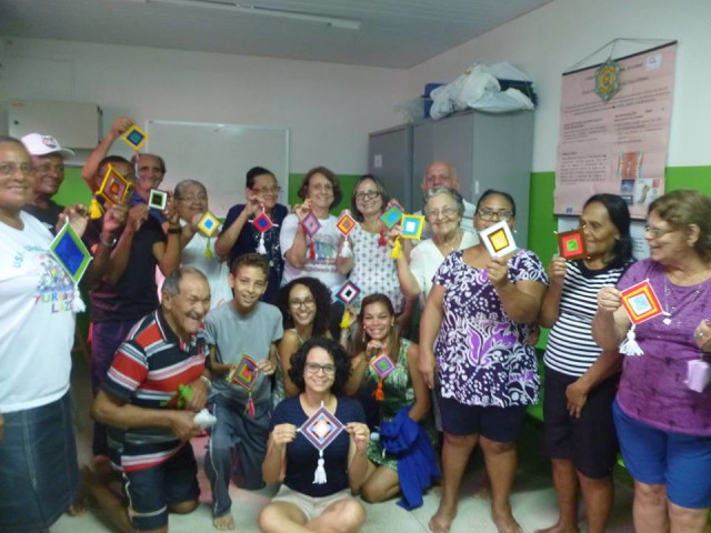 Juanna Silvestre Unidade de Saúde da Família - Vivência de Mandala com Idosos FGM 2016