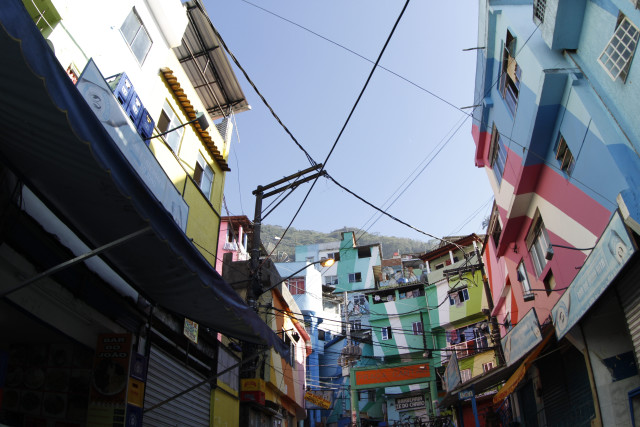 eu Praça Cantão - Favela Santa Marta - Botafogo