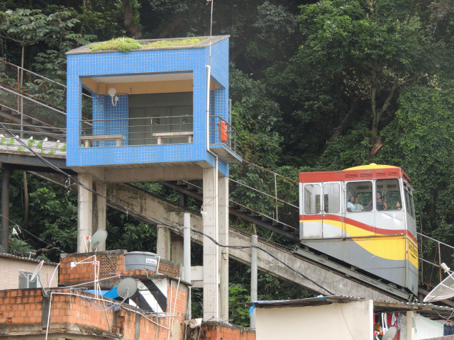 eu Bondinho do Santa Marta -Botafogo - RJ