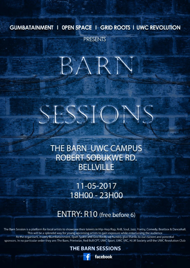 Gumbatainment Co-Op Ltd 20170511 Barn Session 2 Poster