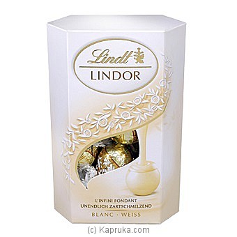 Lindor White Chocolate Cornet Ball - 200g