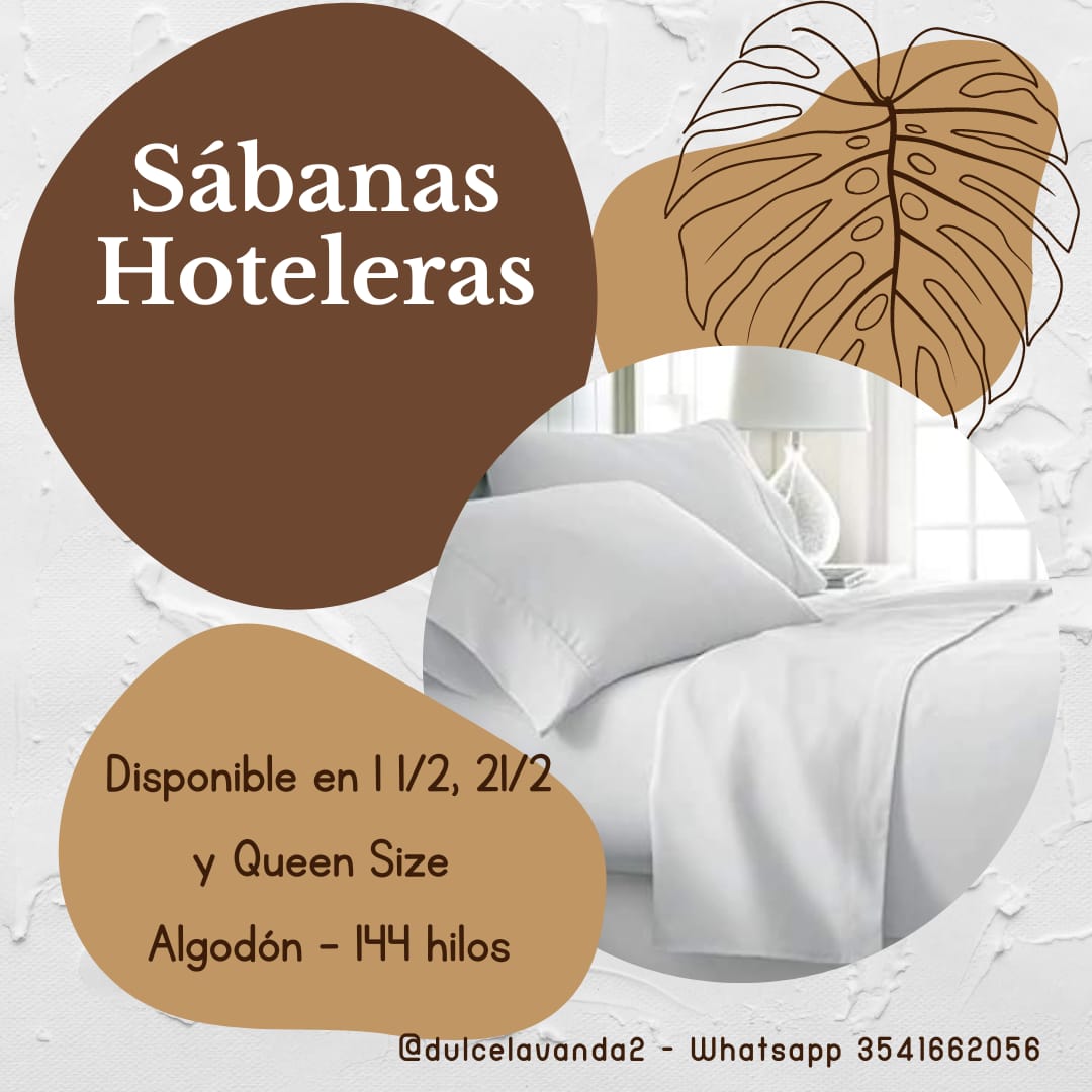 Imagen de SÁBANAS HOTELERAS  LÍNEA INSTITUCIONAL