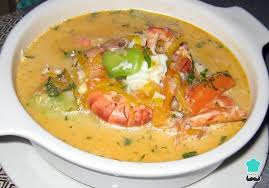 chupe de langostino